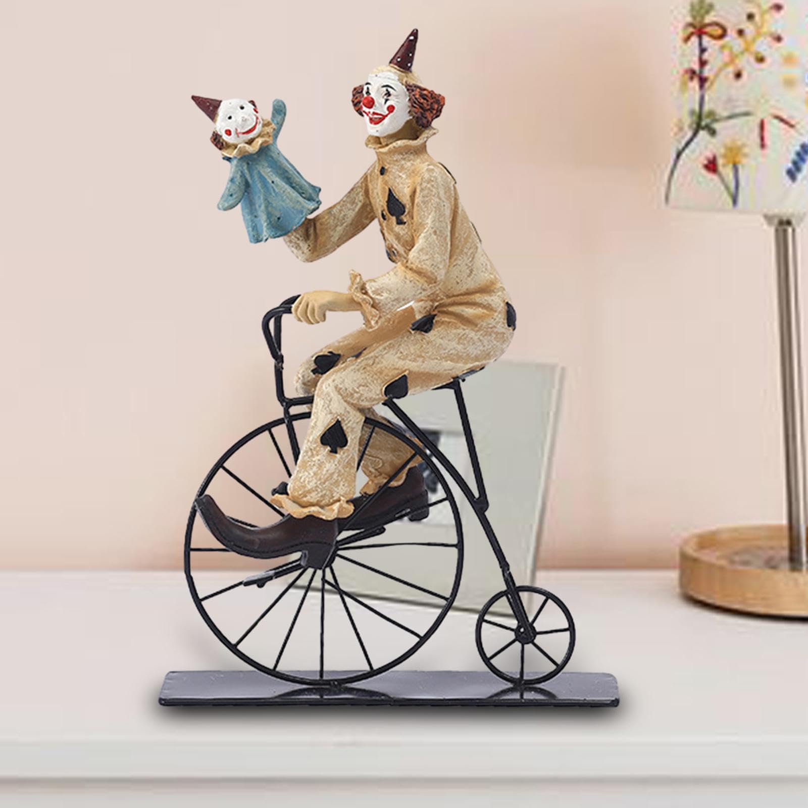 Amazon.co.jp: DeeRace ピエロの置物 ピエロ像 クリエイティブ グッズ